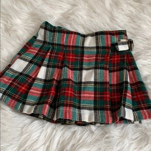 Carter’s Christmas Plaid Skirt